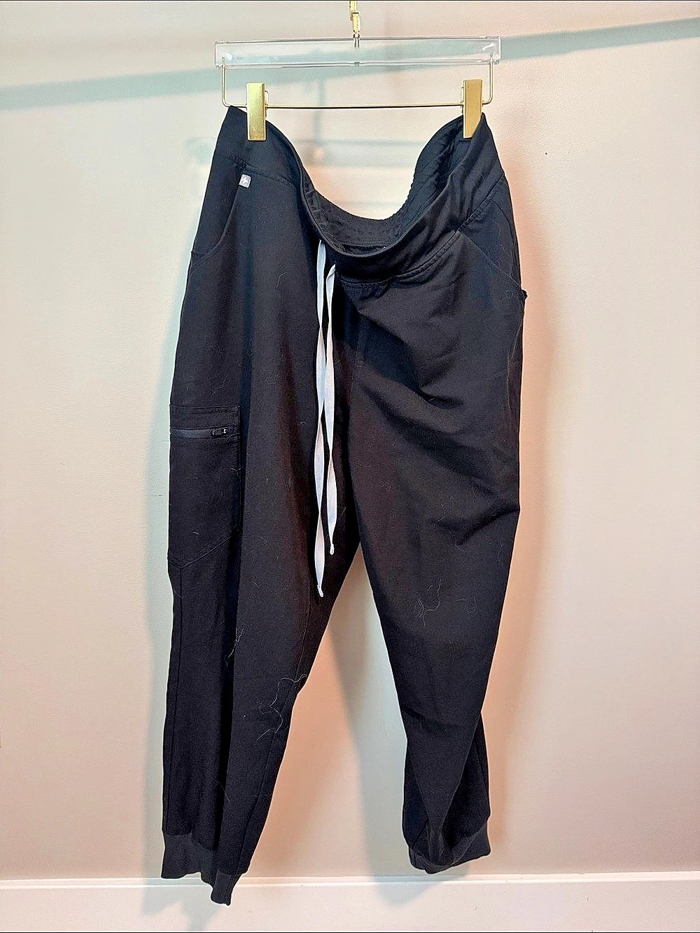 FIGS Zamora Jogger Scrub Pants Black XXL P